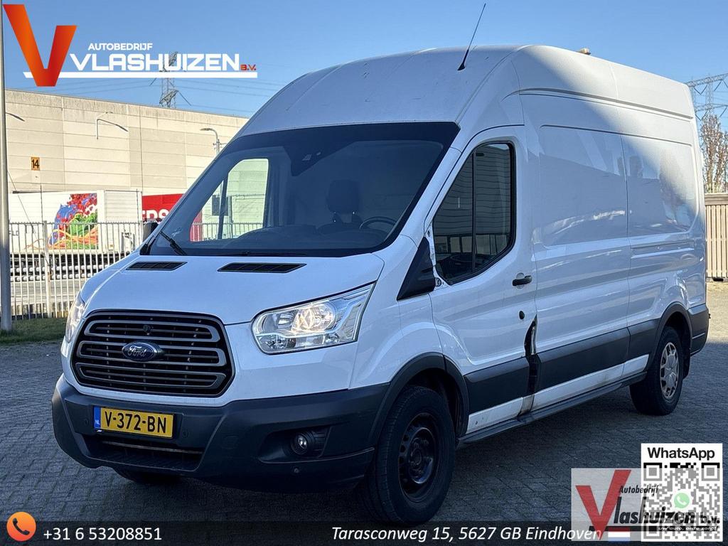 Ford Transit 350 2.0 TDCI L3H3 Trend | € 5.950,- NETTO! | Eu, Parkeersensor, Wit, Bedrijf, Ford