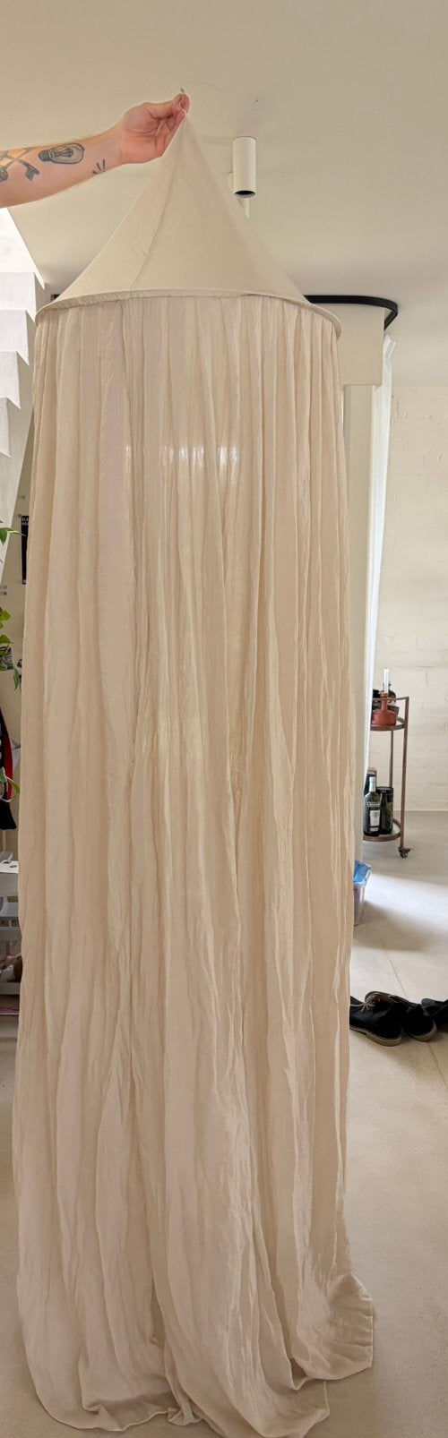 Baby klamboe, Beige, Ophalen, Zo goed als nieuw, Klamboe