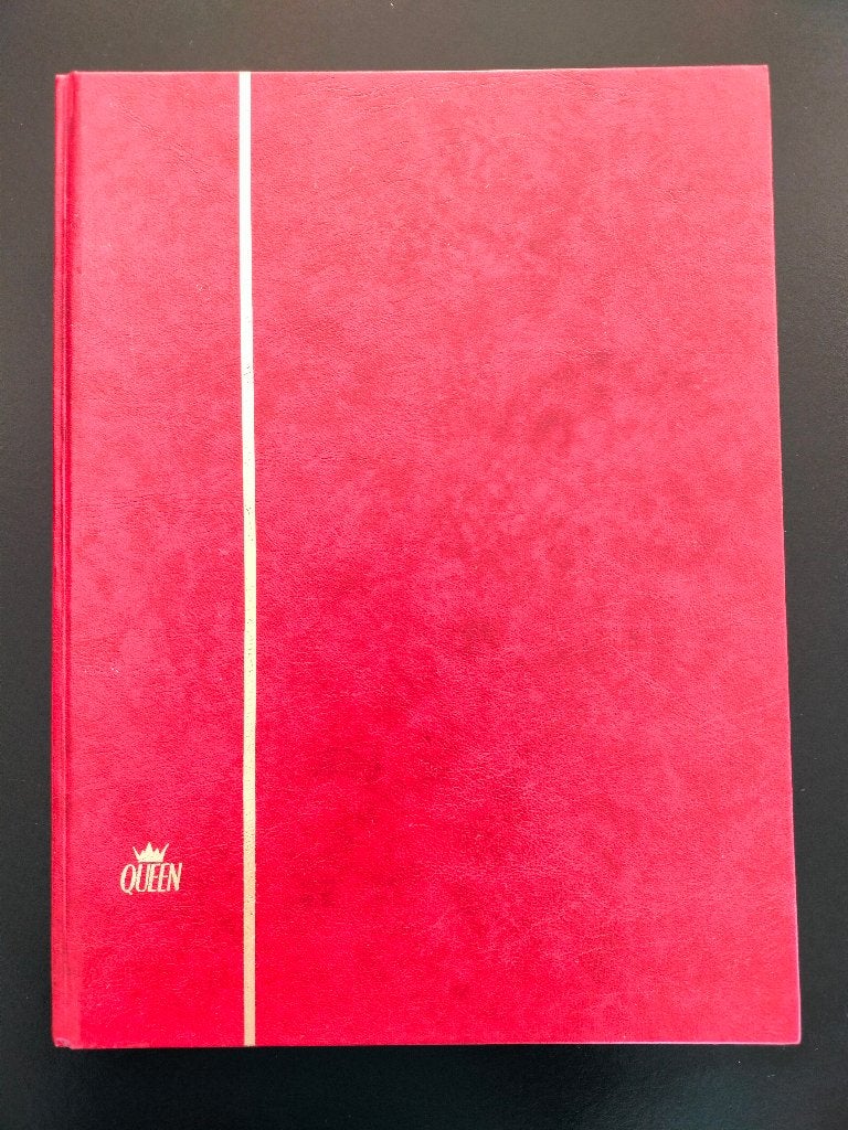rood postzegelalbum Queen - 48 witte pagina's, Verzenden, Verzamelalbum