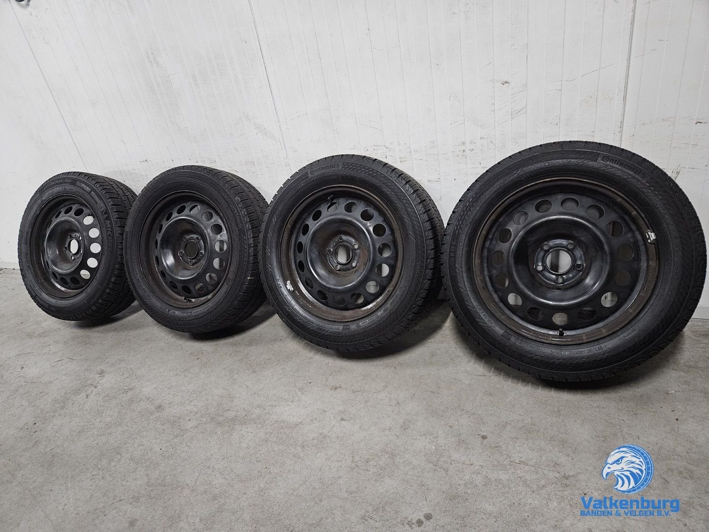 7-8mm! Originele Opel Vivaro C 5x108 zwarte stalen velgen 17, -, -, Banden en Velgen, 17 inch