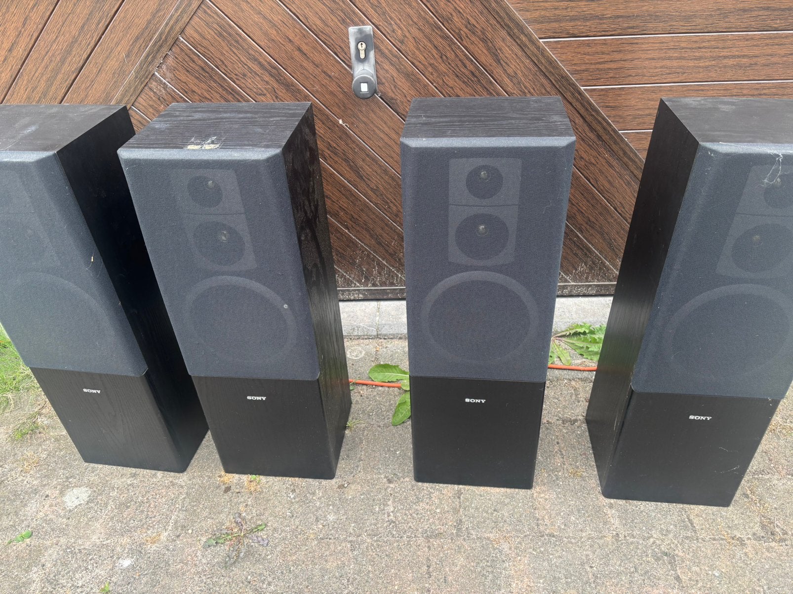SONY Ss-E215.       Vier stuks., Audio, Tv en Foto, Luidsprekerboxen, Ophalen, Stereo speakers, Gebruikt, 60 tot 120 watt