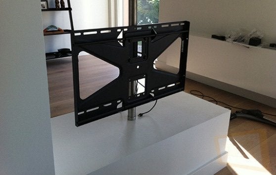 TV-paal met wall mount voor opbouw op kast, TV, Hi-fi & Vidéo, Support de télévision, Enlèvement, Comme neuf