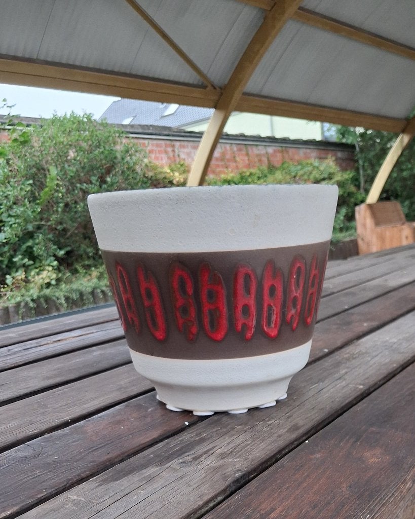 Vintage west germany bloempot, Tuin en Terras, Ophalen