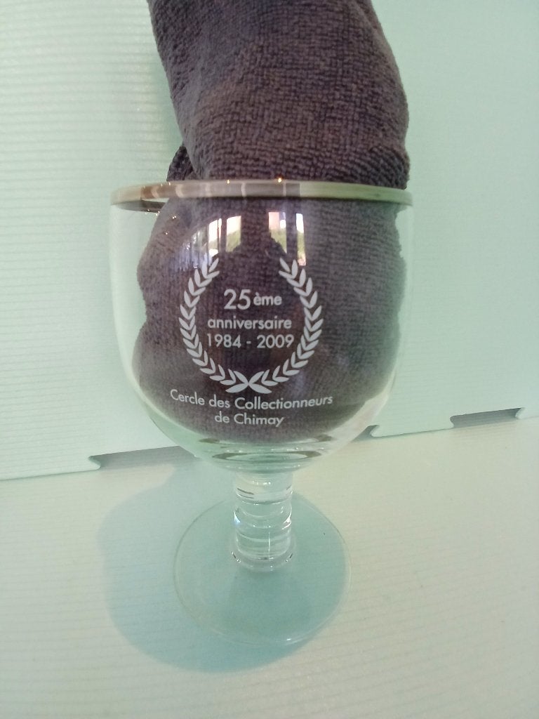 Verre sur pied CHIMAY Cercle de collectionneurs, Collections, Enlèvement ou Envoi, Neuf, Verre ou Verres, Autres marques