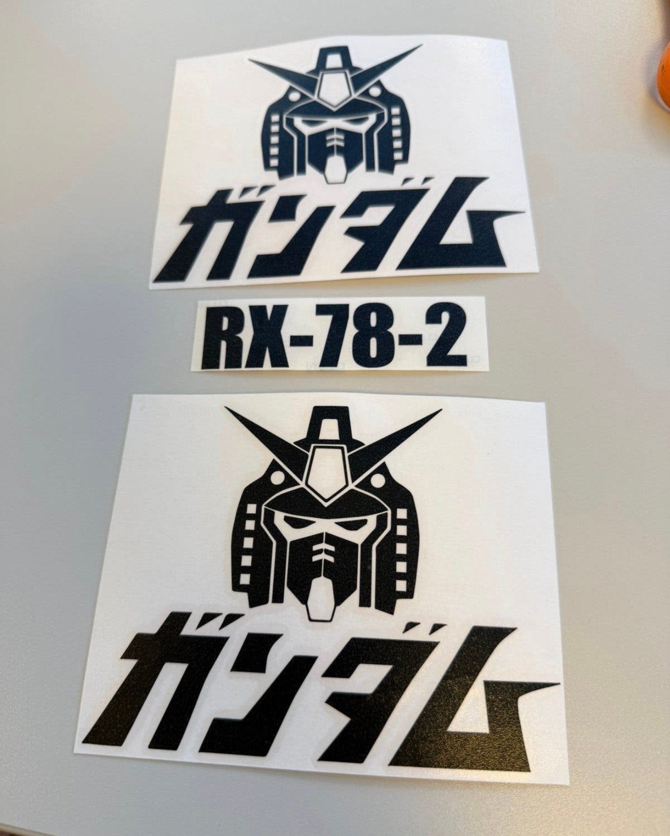 Ensemble d'autocollants Gundam RX-78-2, 3 autocollants anime, Enlèvement ou Envoi, Neuf