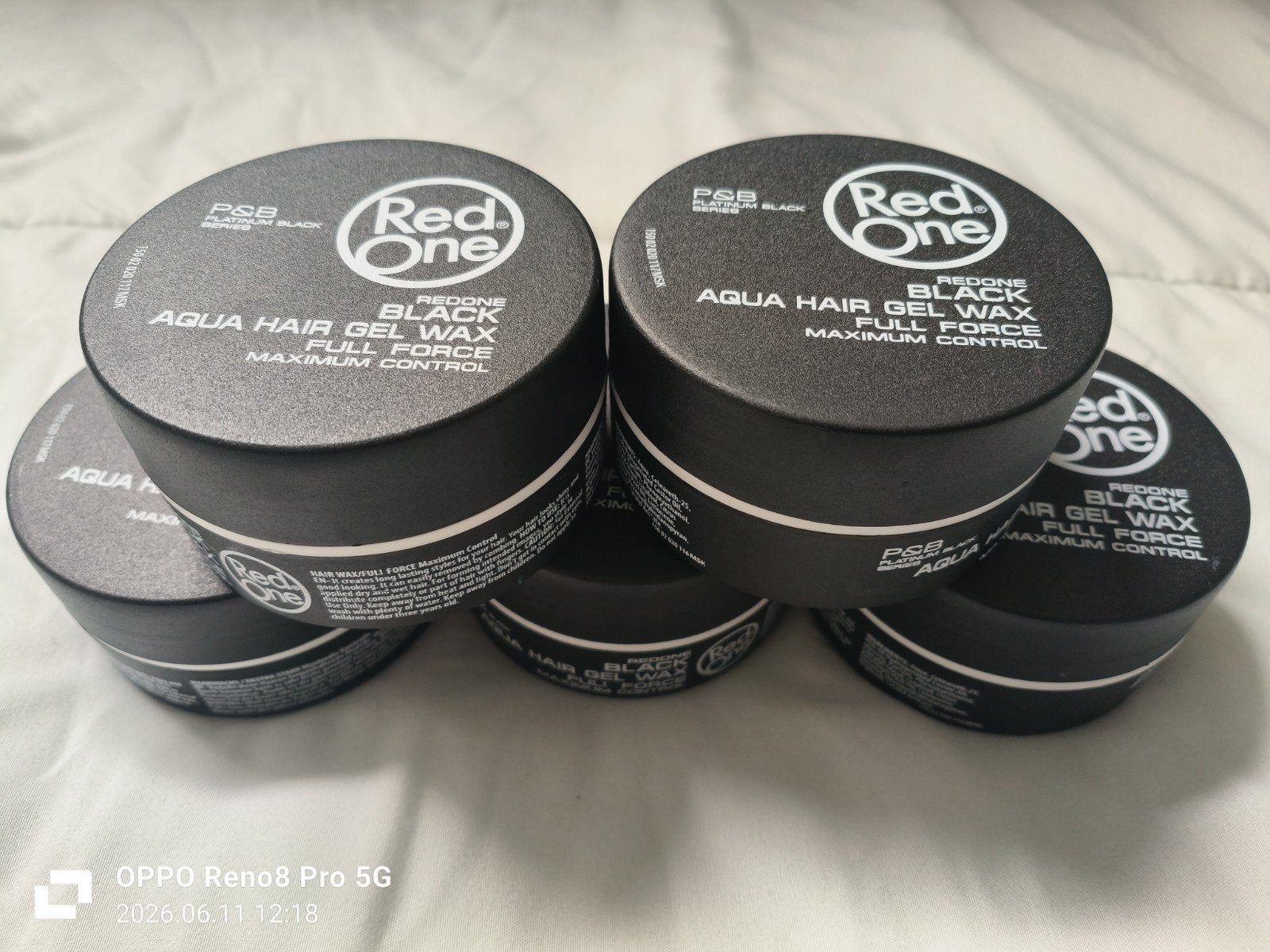 Lot de 5 pots de gel / cire cheveux Red One - Neufs, Bijoux, Sacs & Beauté, Beauté | Soins des cheveux, Enlèvement