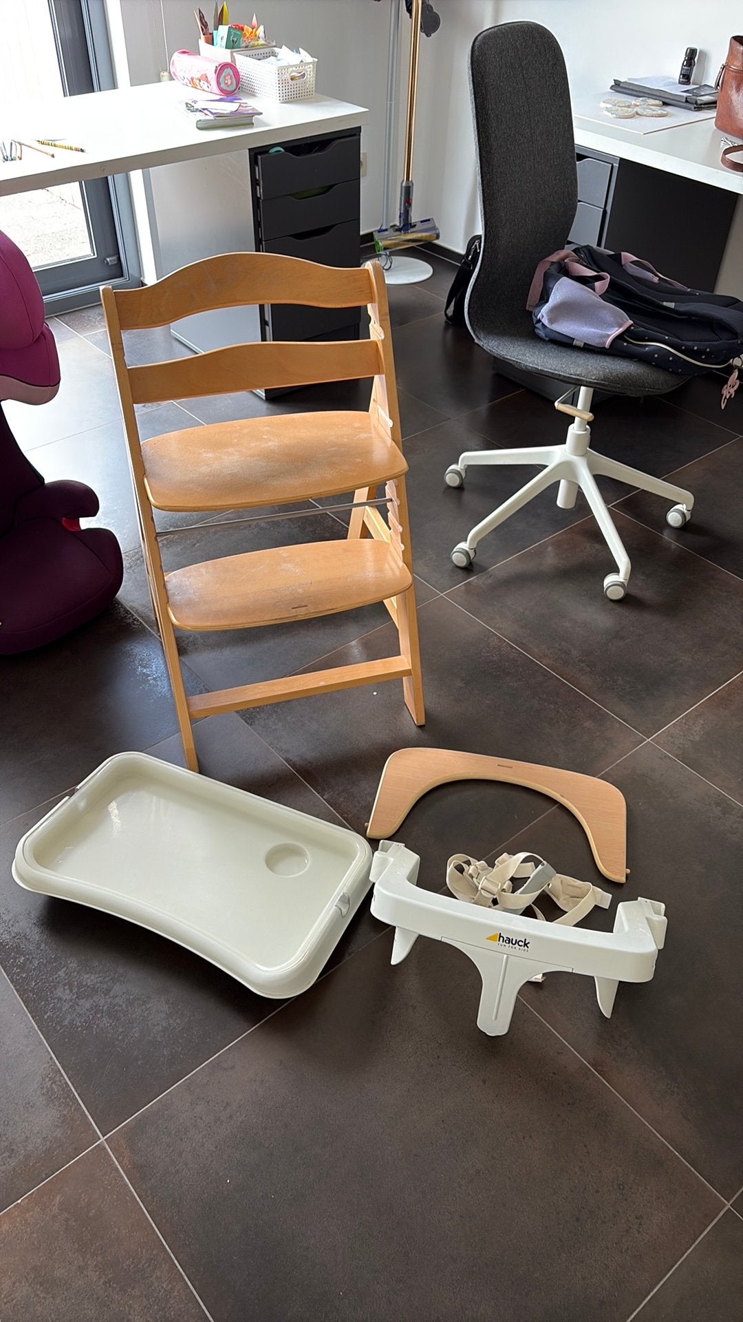 Hauck kinderstoel met baby accessories, Kinderen en Baby's, Kinderstoelen, Ophalen, Gebruikt