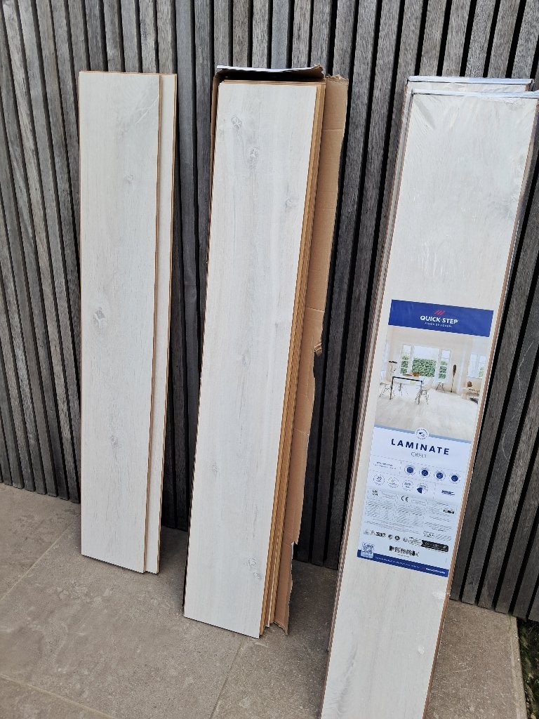 Quickstep Creo Witte Eik Charlotte, Doe-het-zelf en Bouw, Ophalen, 50 tot 150 cm, Nieuw, 5 tot 10 m²