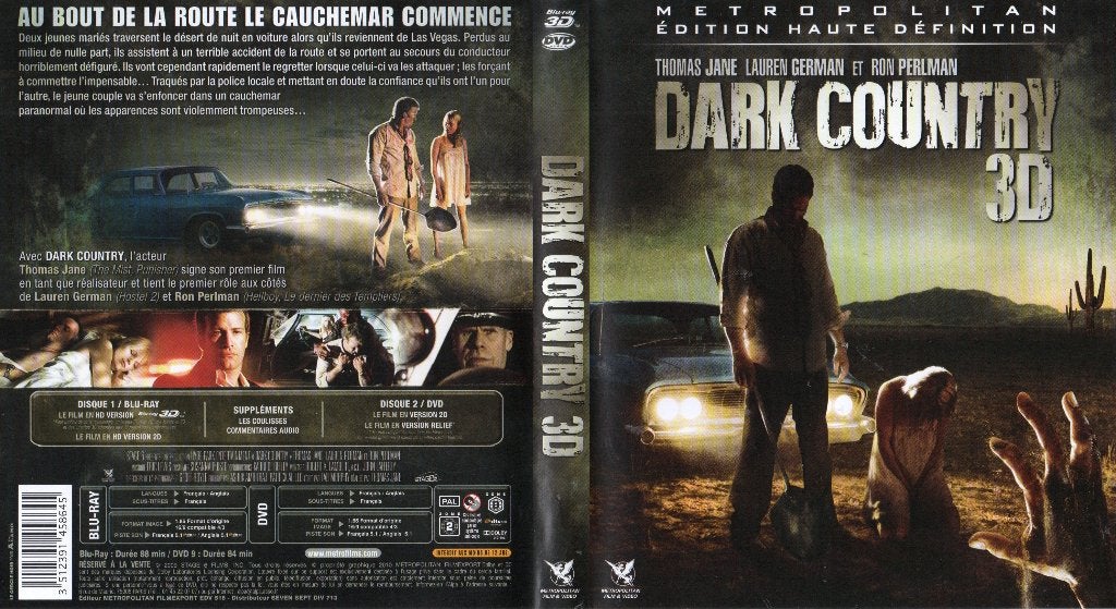 dark country (blu-ray 3D & 3D relief & 2D) neuf, Enlèvement ou Envoi, Comme neuf, Horreur