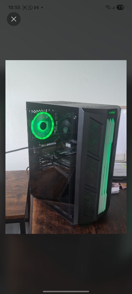 Game PC – RTX 4060 | Ryzen 5 5500 | 16GB | 1TB SSD | Setup, Informatique & Logiciels, Custom Build, Gaming, SSD, 1024 GB