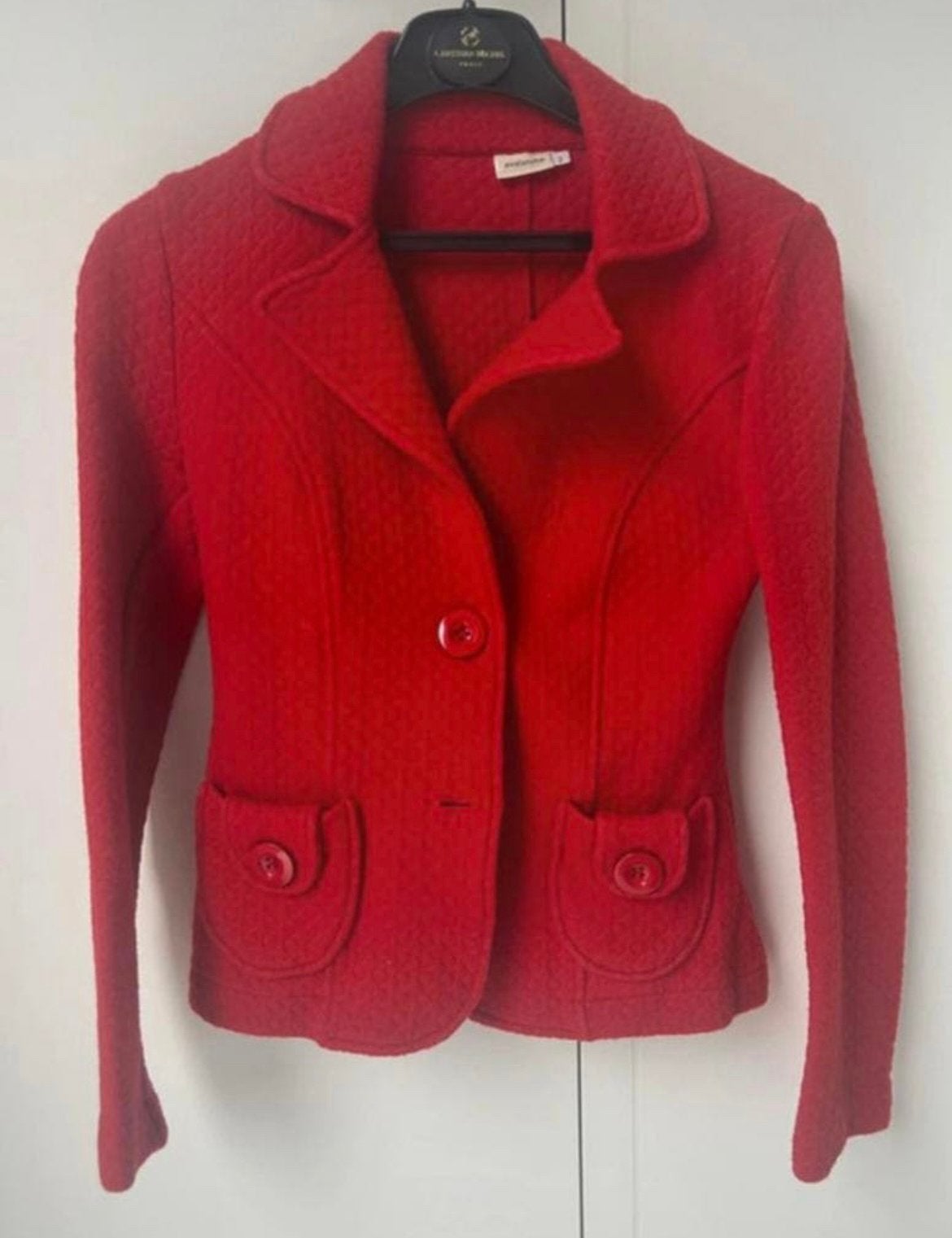Rode blazer Avalanche - small (mt 2), Kleding | Dames, Ophalen of Verzenden, Zo goed als nieuw, Jasje, Maat 36 (S)