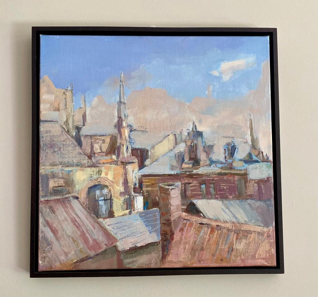 Tableau peinture huile sur toile 50/50, Enlèvement