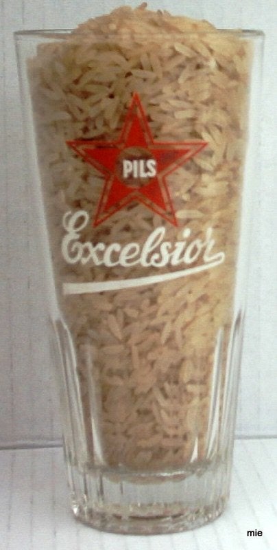 Bier brouwerij Excelsior rood witte tekst Gent, Verzamelen, Ophalen of Verzenden, Zo goed als nieuw