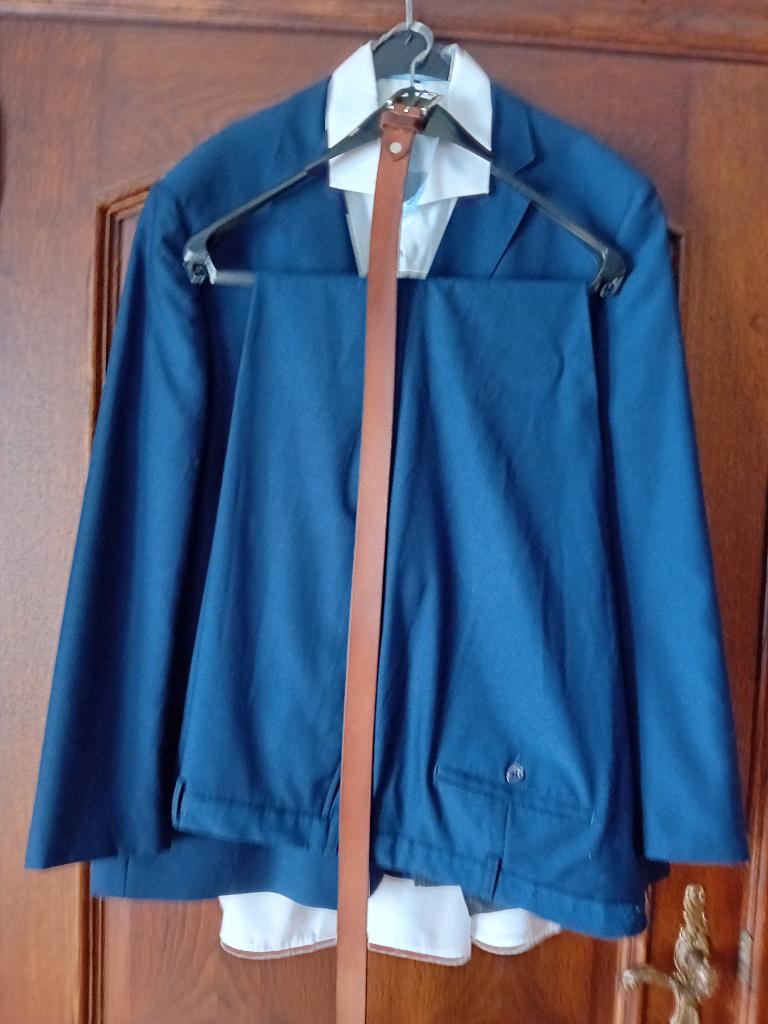 Kostuum grote maat. XXXL, Kleding | Heren, Kostuums en vesten, Ophalen, Zo goed als nieuw, Overige maten, Blauw