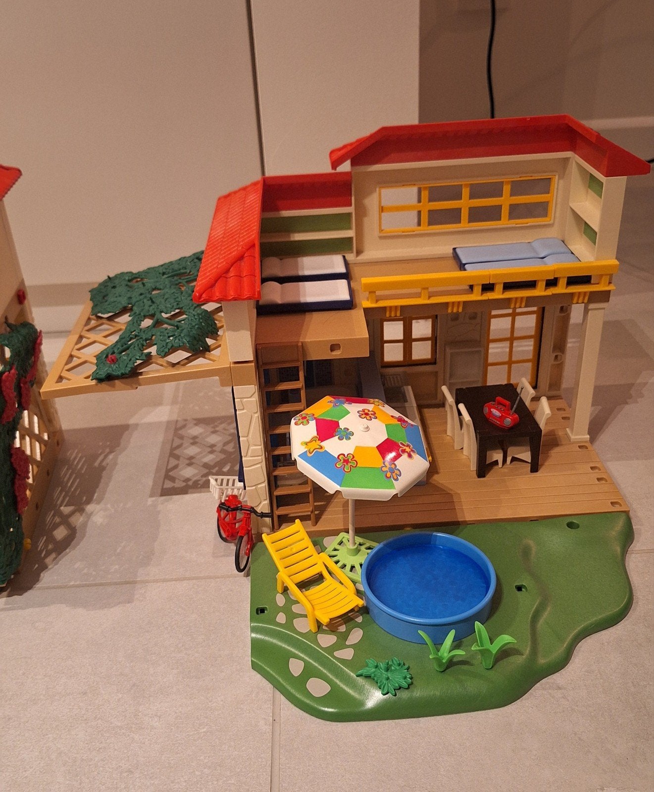 playmobil huis, Ophalen
