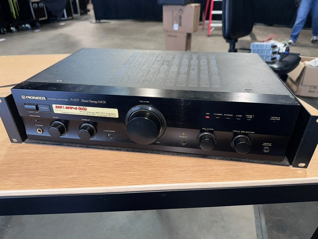 Pioneer A-107 Stereo Versterker – 2x 40W, Audio, Tv en Foto, Gebruikt, Ophalen of Verzenden, 60 tot 120 watt, Pioneer