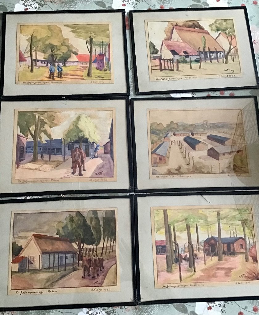 Aquarelles de prisonniers de guerre, Enlèvement ou Envoi, Armée de terre