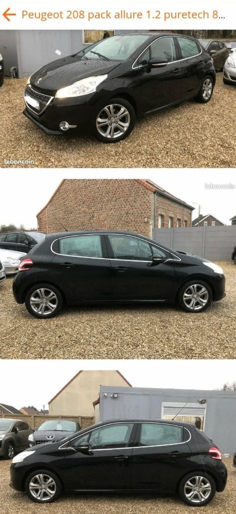 Peugeot 208, Dealer onderhouden, Zwart, Zwart, 5 deurs