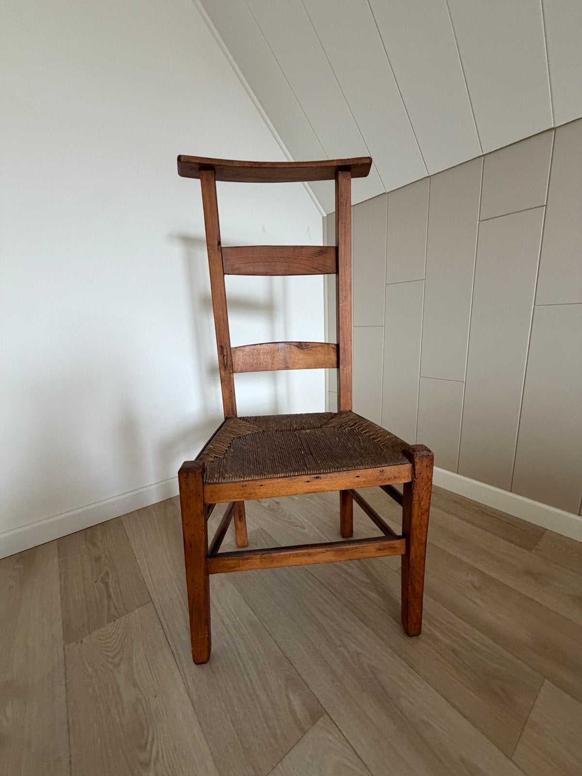 Kerkstoel antiek, Gebruikt, Bruin, Eén, Hout