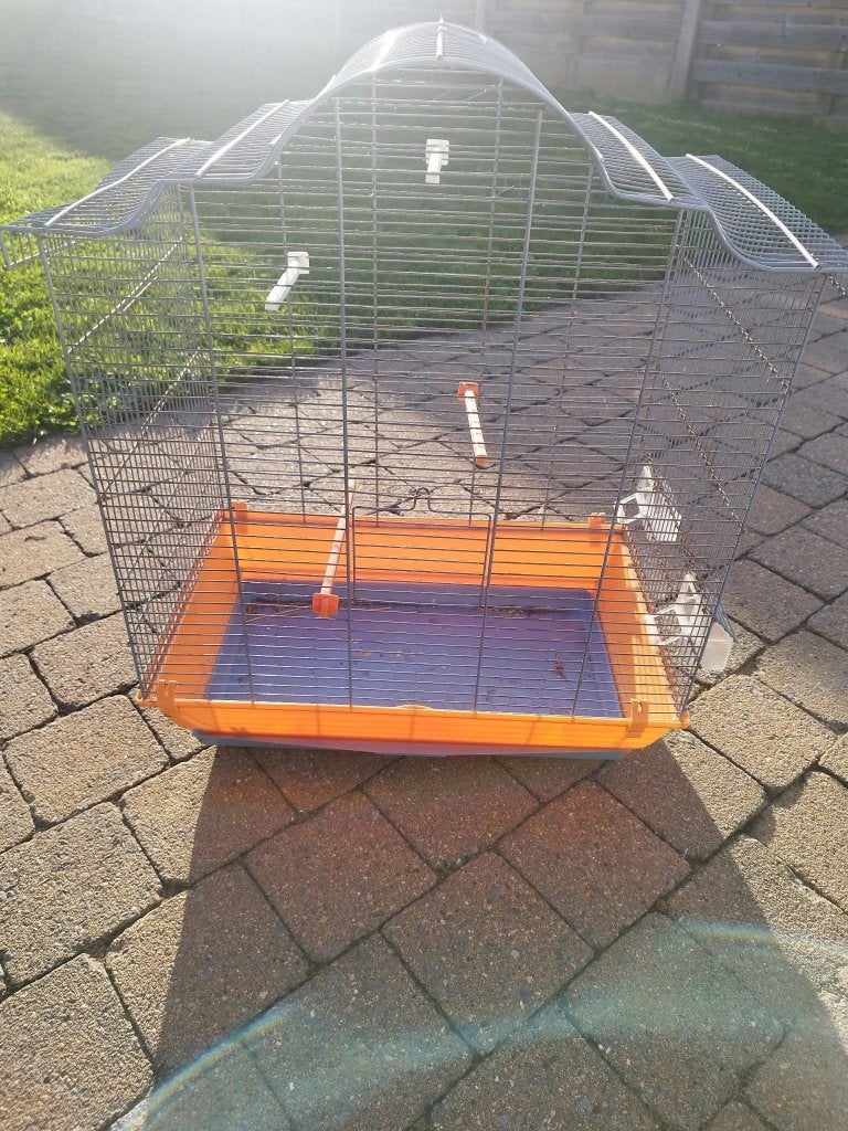 Vogelkooi, Dieren en Toebehoren, Ophalen, Zo goed als nieuw, Aluminium, Vogelkooi