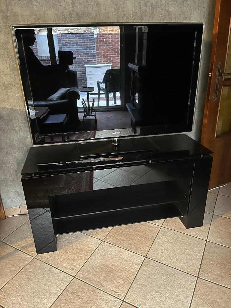 TV meubel en TV, Ophalen, 100 tot 150 cm, Minder dan 100 cm, Modern