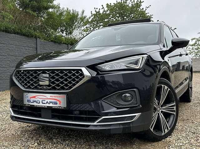 SEAT Tarraco 2.0 CR TDi 4Drive Xcellence DSG FULL, Automaat, 138 kW, Zwart, USB
