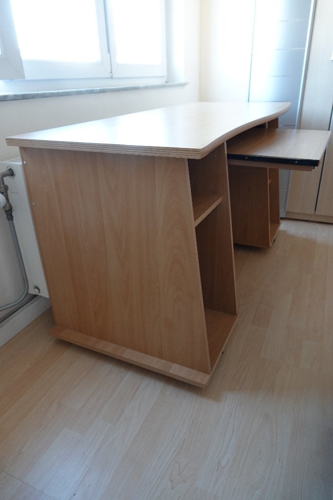 Bureau, Scandinave, Enlèvement, Utilisé, 140 cm