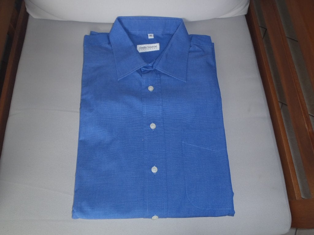 chemise taille XXL - Emilio Sandrini, Enlèvement ou Envoi, Comme neuf, Bleu