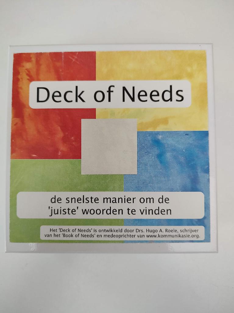 Deck of Needs, Boeken, Psychologie, Ophalen of Verzenden, Zo goed als nieuw, A. Roelen