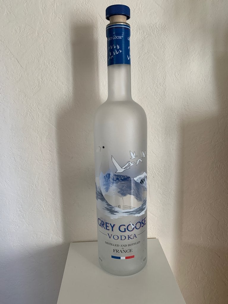 Grote 6 liter fles Grey Goose, Verzamelen, Ophalen, Gebruikt, Frankrijk, Overige typen