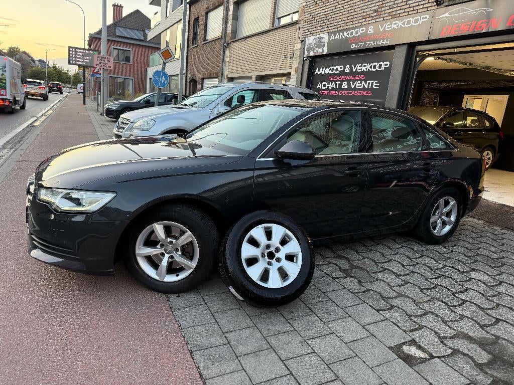 Audi A6 2.0TDI 177pk Automatisch*1e pas voor de hoofdauto, Auto's, Audi, Automaat, Euro 5, Beige, Leder