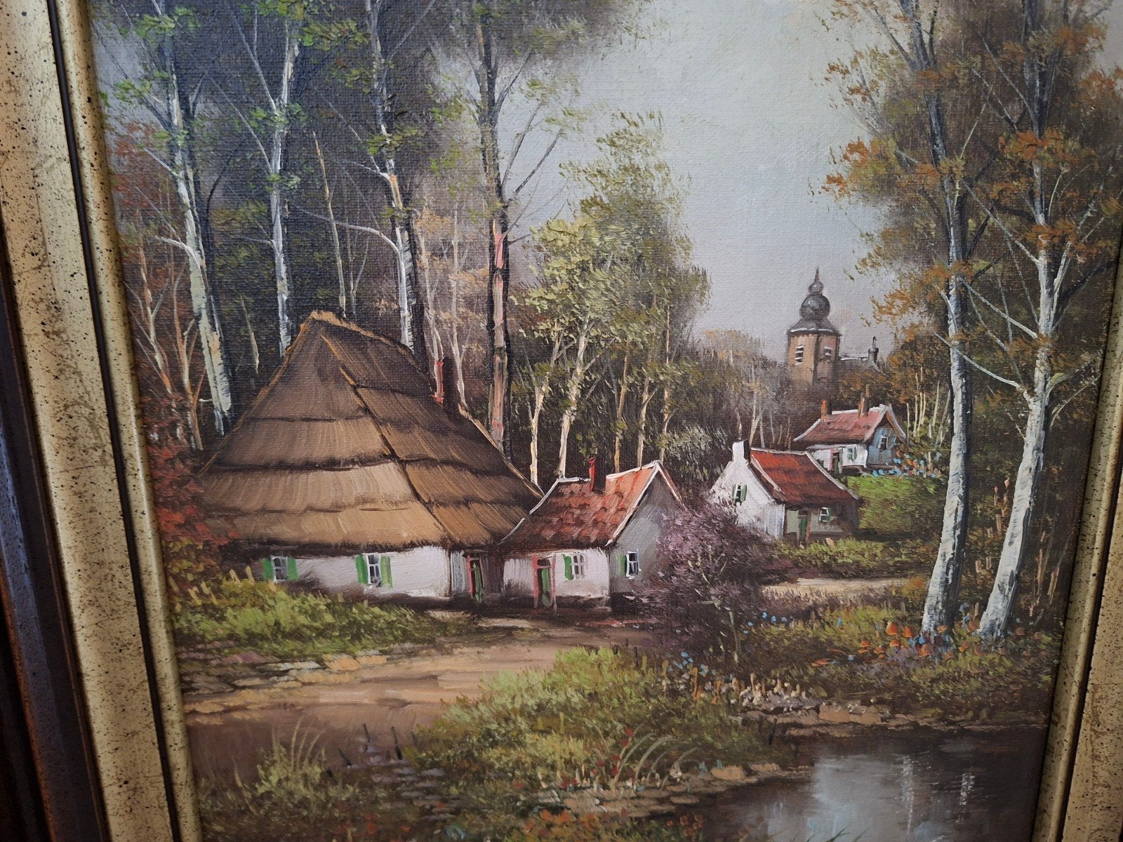 landschaps schilderij, Ophalen