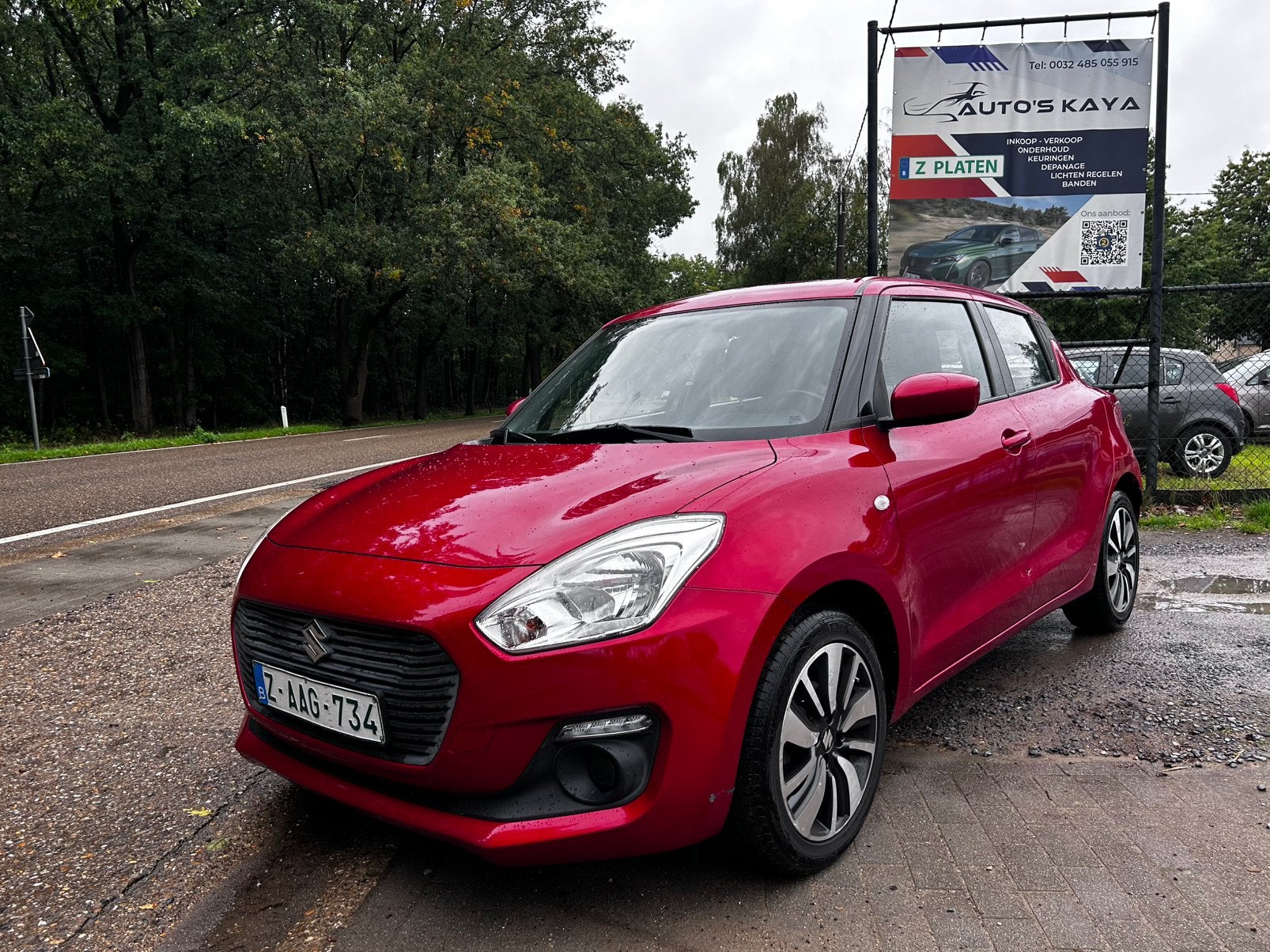 Suzuki Swift 1.2 essence km 220 000 bj 2018, Autos, Rouge, Achat, Euro 6, Entreprise