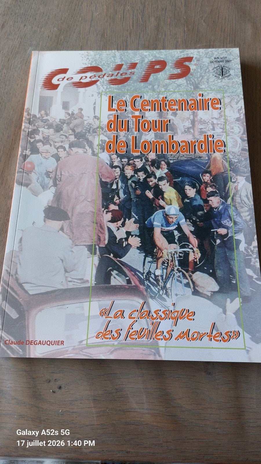 Coups de pédales  : Le centenaire du Tour de Lombardie, Enlèvement ou Envoi