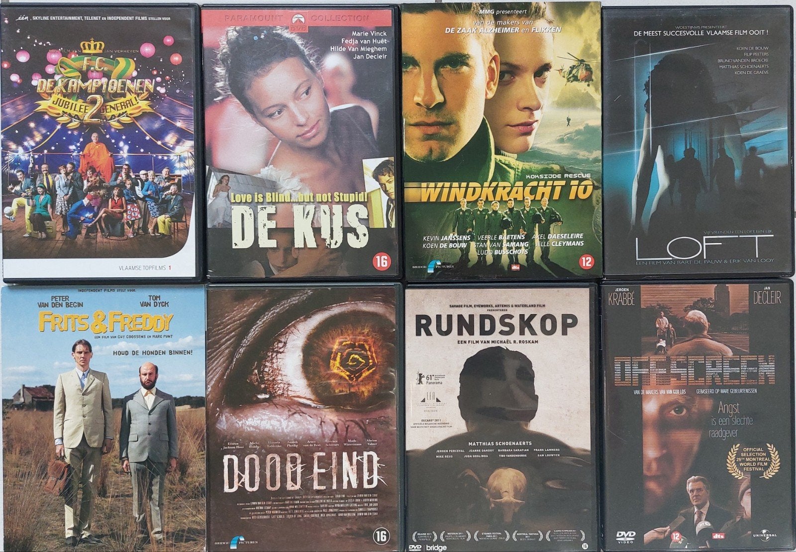 Vlaamse & Nederlandse films - 10+2 gratis, Cd's en Dvd's, Ophalen
