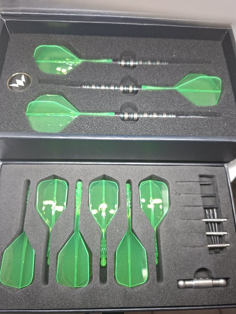Darts pijlen Mission Moldavite 95% - 23 gram, Enlèvement ou Envoi, Utilisé, Fléchettes