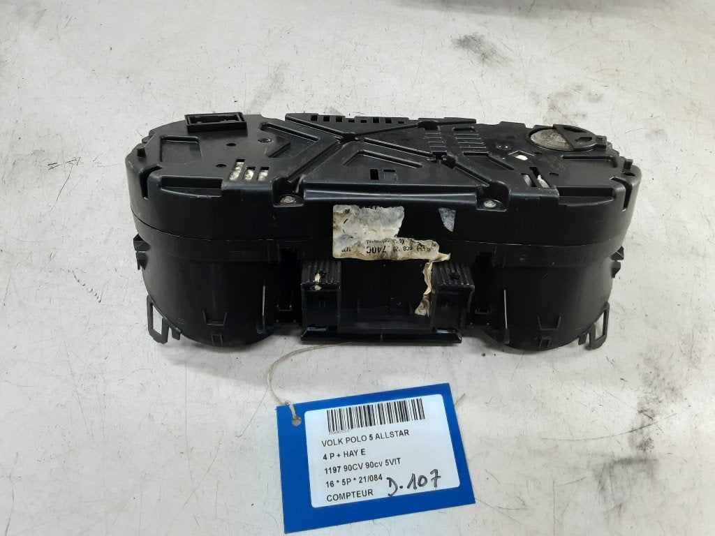 COMPTEUR DE VITESSE Volkswagen Polo V (6R) (6C0920740C), Volkswagen, Mevr. I. Hauben, Utilisé, Rue de l'Espoir 34 34
4030  GRIVEGNÉE, BE