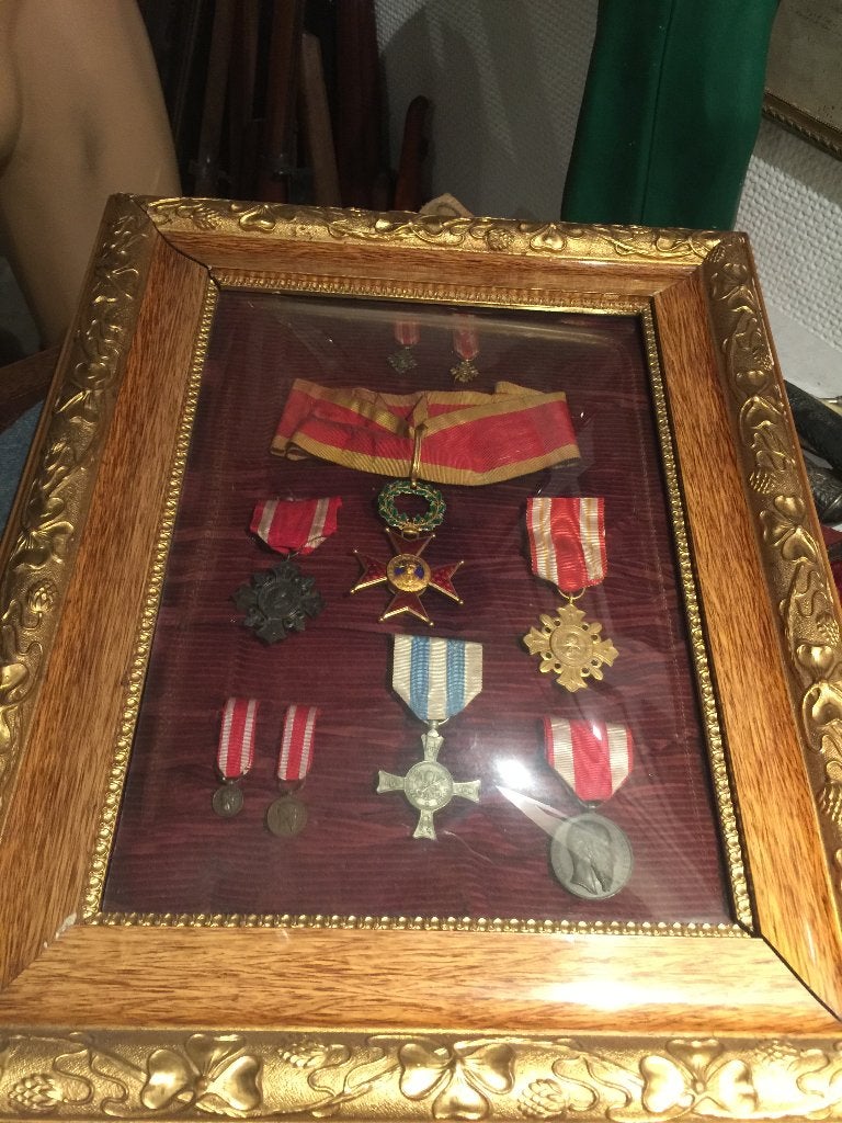 medailles ZOUAVE PONTIFICAL TRES RARE AVEC PHOTO, Enlèvement ou Envoi, Armée de terre, Ruban, Médaille ou Ailes