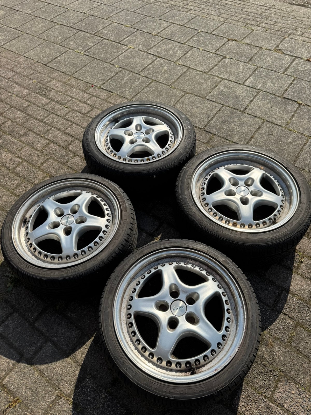 Speedline alessio 3 delig 5x112 17 inch, Ophalen of Verzenden, 17 inch, Velg(en)