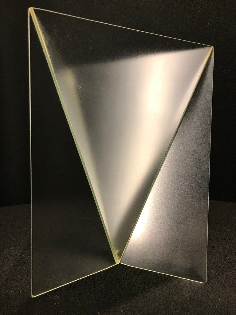 Mart Van Schijndel Vaas, Glas, Wit, Vaas, Gesigneerd