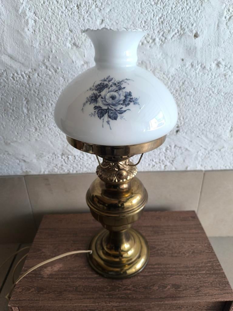 Lampe de table vintage, Antiquités & Art, Antiquités | Éclairage, Enlèvement