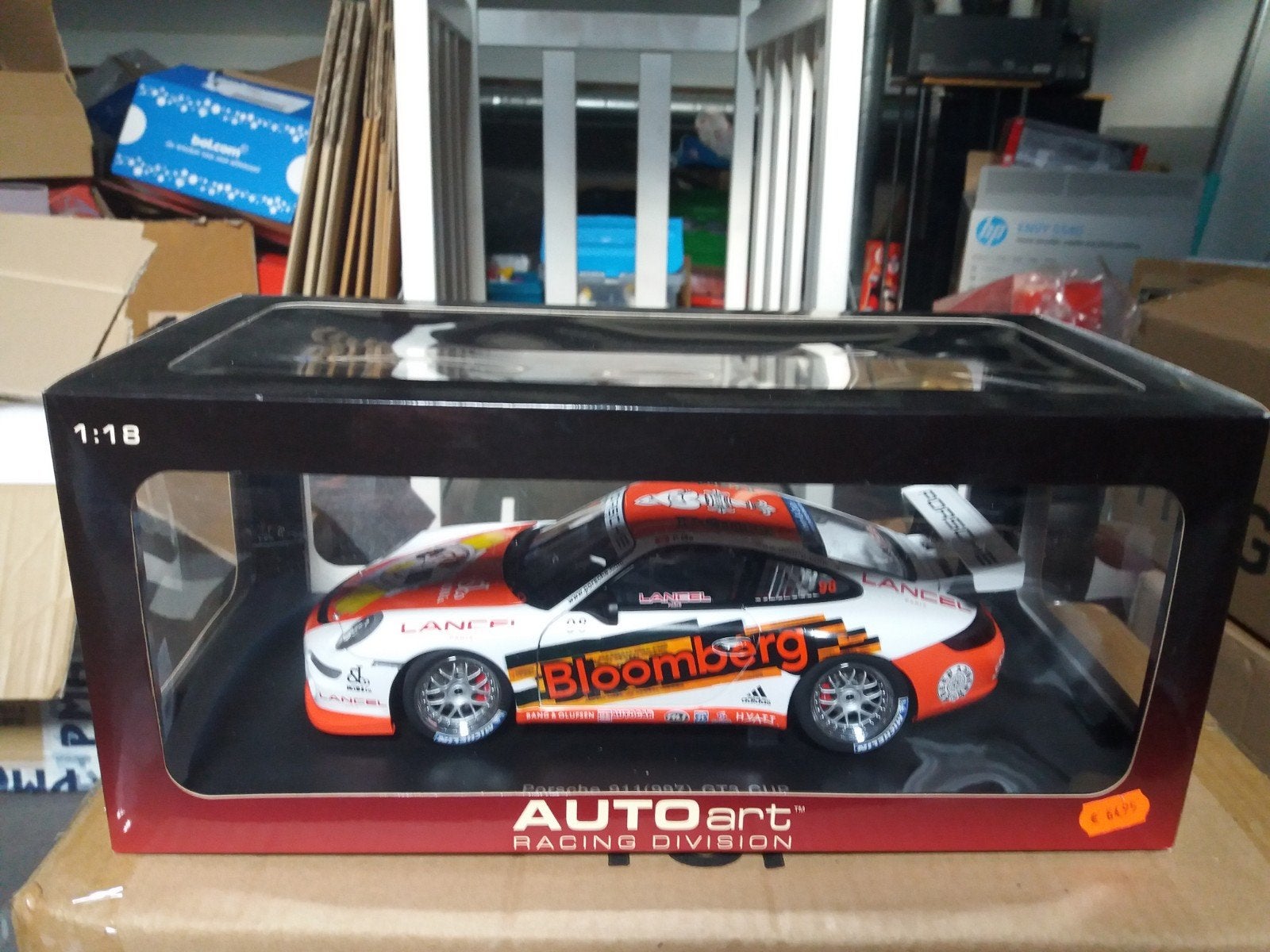 Autoart 80689 1/18 Porsche 911 997 GT3 CUP PMA 2006 #98, Ophalen of Verzenden, Nieuw, Auto, Autoart