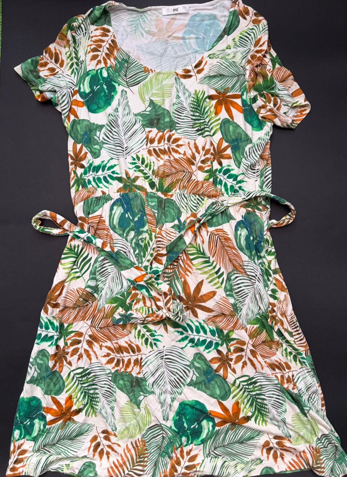 Jurk ptc maat large met botanische print, Kleding | Dames, Ophalen of Verzenden, Zo goed als nieuw