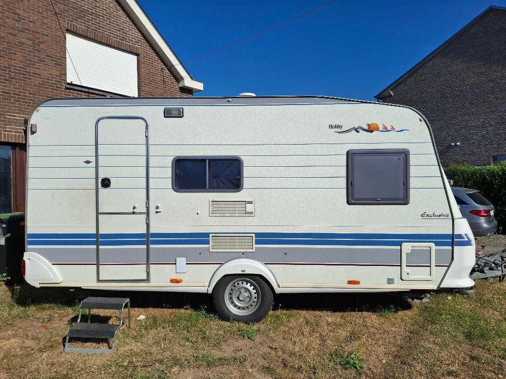 caravan hobby 440 u, Hobby, Frans bed, Treinzit, Particulier