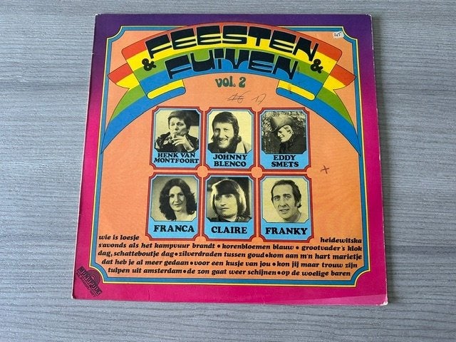 Vynil Feesten & Fuiven (lp010), Ophalen of Verzenden, Gebruikt, Nederlandstalig