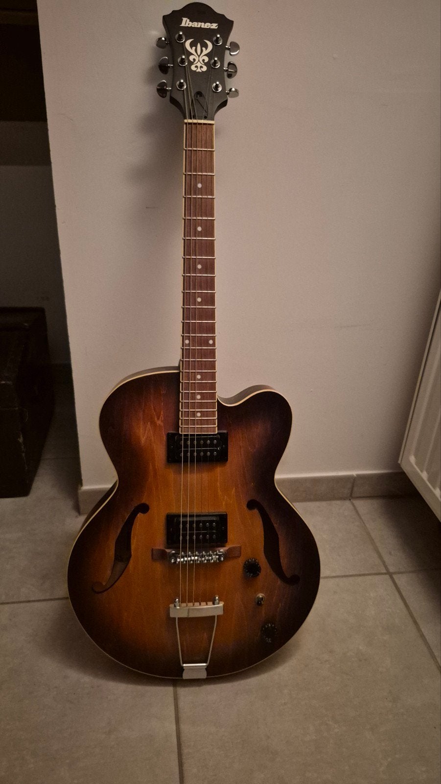 guitare Ibanez jazz AF 55 TF, Enlèvement, Comme neuf, Hollow body, Epiphone