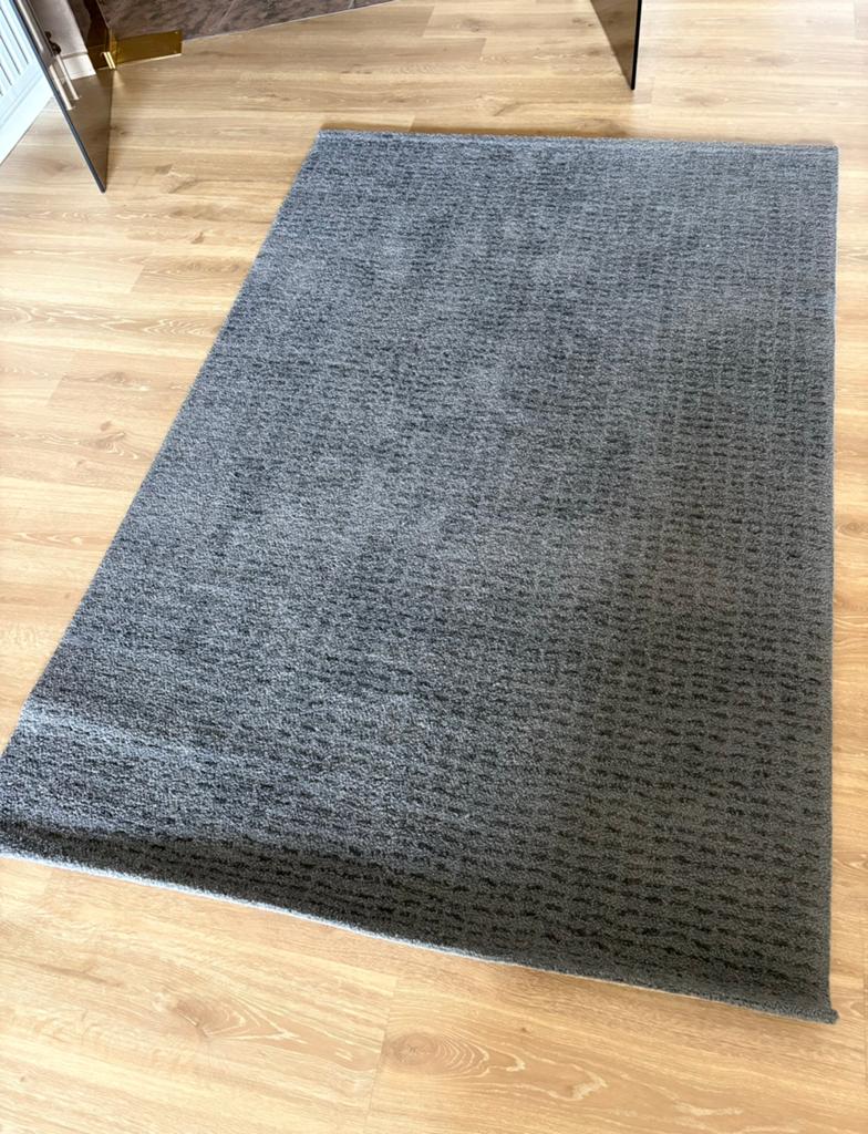Tapis IKEA Langsted - gris, Maison & Meubles, Ameublement | Tapis & Moquettes, 150 à 200 cm, Gris, Comme neuf, 100 à 150 cm