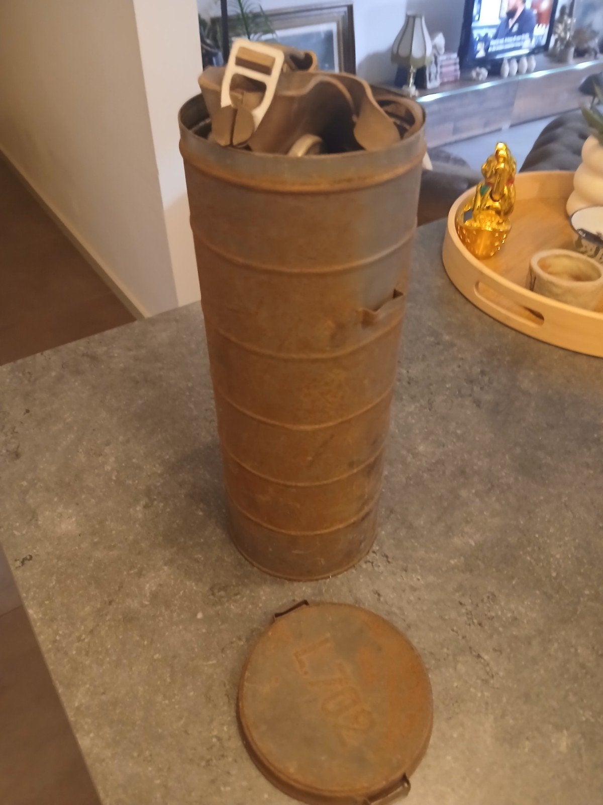 gasmasker wo2 Belgie 1939, Verzamelen, Ophalen of Verzenden