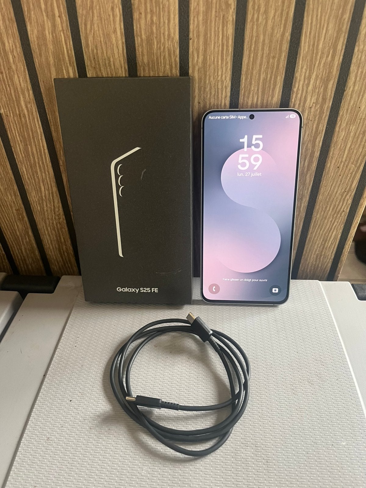 Samsung Galaxy S25 Fe 5G 128gb boite en tres bon etat, Ophalen of Verzenden, Gebruikt