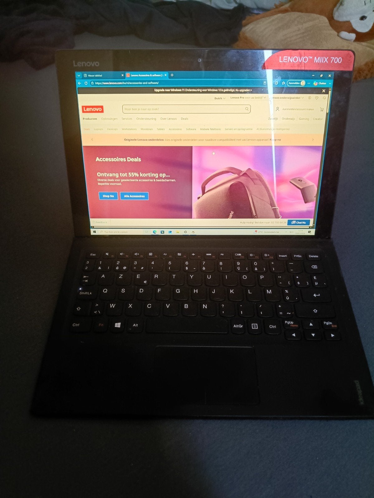 Lenovo Miix700 2en1 à vendre écran tactile en bon état, Informatique & Logiciels, Enlèvement